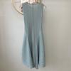 Calidad de Contador Verano Elegante Plisado Elegante Diseño Nicho Aspecto Adelgazante y Reductor de Edad Bolso Falda Vestido