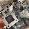 Base de Fijación para Madera Anticorrosión Cubiertas para Pies de Postes de Enrejado para Uvas Soportes de Ángulo de Hierro Galvanizado Conexiones de Acero Inoxidable 304