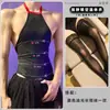 Conjunto de Body de Lencería Sexy Lobe con Abertura en la Entrepierna y Hebilla en Forma de Corazón, Revelador Sexy para Teasing en el Pecho, Uniforme que no se Quita, Dropshipping para Hombres