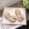 Zapatos de Princesa para Bebé Niña Estilo Casual Sandalias con Lazo Primavera 2025 Nuevas Sandalias Pequeñas para Niñas de Actuación