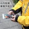 Bolsa Impermeável para Celular, Bolsa Impermeável para Celular de Entregador, Suporte Recarregável, À Prova de Chuva, Tela Sensível ao Toque, Massageador Manual de Bolso