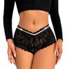 Braguitas Sexy de Encaje Europeas y Americanas, Ropa Interior Súper Cómoda y Transpirable, Encaje para Mujer Empalme Color Sólido Transfronterizo Comercio Exterior Amazon