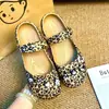 Zapatos de ballet con estampado de lunares estilo Ins, leopardo KT, accesorios para DIY, dijes de zapatos de moda y versátiles, hebillas decorativas para zapatos con agujeros