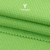 380g marca de moda pequeño gofre poliéster algodón spandex CVC textura mezclada tela sentido tejido de punto de rejilla de piña