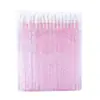 Mini cepillo de labios desechable con flocado Varilla de cristal Cepillo de brillo de labios portátil Pincel de maquillaje Mini cepillo de labios
