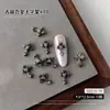 Accesorio de arte de uñas de cruz de aleación de plata vintage, estilo dulce e increíble de Instagram, tachuelas de cruz oscuras personalizadas, decoración de uñas DIY