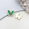 1 Accesorio de Joyería DIY Verde Aleación Esmalte Flor de Cerezo Colgante Llavero Pendientes Accesorios para el Cabello Encanto para Teléfono Venta al por Mayor