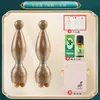 Herramienta de tres puntas Suzaku: Peine Masajeador Ocular Pequeño Flor de Loto de Palo de Rosa de Cálao, Peine Meridian, Masajeador de Puntos de Acupuntura Facial, Estirador de Tendones Faciales