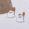 Dibujos Animados Transfronterizos Nueva Serie de Halloween Aleación Esmalte Accesorios DIY Calavera Ambiente de Fiesta Adorno Colgante