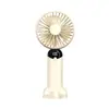 Mini ventilador dobrável transfronteiriço com fivela, ventilador recarregável USB, ventilador elétrico portátil de mesa para exterior, atacado
