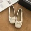 Zapatos de tacón bajo cuadrados estilo dulce para mujer, nueva colección otoño 2026, Mary Janes con lazo francés con diseño que aumenta la altura, zapatos de tacón versátiles