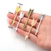 Acessórios de joias de liga DIY pingente de liga de flecha pulseira chaveiro pequeno pingente de liga M01