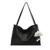 2025 Nuevo Retro Gran Capacidad Color Sólido Casual Simple Portátil Hombro Axila Tote Mochila de Mujer