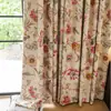 Cortinas blackout vintage estilo francés, nuevo modelo 2025, para dormitorio, sala de estar, balcón, con un toque de alta gama, chenilla Downton Abbey