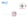 Pendientes de aleación de titanio F136 con circonita, pendientes de alta gama para perforación de oreja, tachuelas para cartílago, tachuelas de espiral interna para labio, joyería para piercing