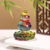Adorno de árbol de la fortuna de cristal artesanal de resina, regalo creativo para coche, hogar, sala de estar y decoración de escritorio, directo del fabricante