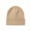Novo Chapéu Masculino Outono e Inverno à Prova de Vento Proteção Contra Frio Chapéu de Lã Tricotado Quente Estilo Coreano Tendência Headwear para Ciclismo ao Ar Livre