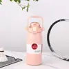 Copo de Palha Portátil Elegante de Aço Inoxidável 316 Grau Alimentício Simples para Esportes ao Ar Livre Copo Térmico Barriga Grande com Boa Aparência