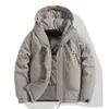 Chaqueta de Algodón con Capucha para Hombre Color Sólido de Moda Estilo Coreano 2026 Impermeable y Resistente al Desgaste Grafeno Casual Versátil Abrigo de Algodón para Parejas