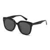 Gafas de Sol Placa Gm, Gafas de Sol Clásicas de Marco Grande de Gama Alta, Hombres y Mujeres, Parejas, Look Adelgazante para Rostro Grande Bc-9002