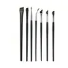 Popular Cepillo para Cejas de Hoja Ultra Fina, Pincel para Bolsas Lacrimales, Pincel de Maquillaje Forma de Hoz, Pincel Delineador para Principiantes, Pincel Delineador Angulado