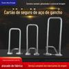 Gancho dispositivo anti-descascamento acionamento fivela de fecho duplo bloco anti-desacoplamento gancho de guincho elétrico cartão de segurança reforçado