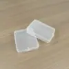 Caja Rectangular de Plástico PP Transparente para Costura Hecha a Mano, Piezas de Ferretería, Caja de Almacenamiento, Caja Organizadora para Polvera, Pestañas Postizas