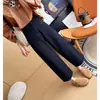 Calças largas em formato de pera! Estilo outono 2026 calças tipo foice plissadas para mulheres, modelagem solta, que valorizam a silhueta, jeans com stretch em quatro direções, calças de perna larga