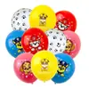 Globos de Látex de 12 Pulgadas Transfronterizos: Spider-Man, Pokemon, Patrulla Canina, Mario, Marvel, Varios Globos de Dibujos Animados
