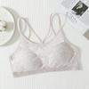 Ropa interior de desarrollo para niñas Omefen, chaleco sin costuras en la espalda, sujetador para mujer sin aros de acero, almohadilla de pecho de una pieza, venta al por mayor
