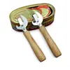 Abrelatas de Mango de Madera Cuchillo para Latas Abrelatas Multiusos para Latas de Hoja de Lata Abrelatas Abrebotellas de Cerveza Abrebotellas de Vino Tinto