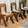 Mesa de Jantar e Cadeiras Estilo Americano em Madeira Maciça, Conjunto de 1,2m para 4-6 Pessoas, Mesa Redonda em Madeira de Freixo Branco, Estilo Vintage, Adequado para Lares Pequenos