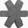 Posavasos de fieltro no tejido transfronterizo, mantel aislante para vajilla, mantel de fieltro de seis puntas antideslizante resistente al calor, posavasos floral