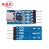 Módulo USB Tipo-C para Porta Serial TTL CH340N Atualização SCM Download Linha de Gravação Nove Gravações