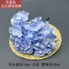 Materiales Florales Azul Cielo para Bodas, Flores de Seda, Arreglos Florales para Celebraciones de Bodas, Decoraciones Florales para Salones, Flores Decorativas Suaves para Techos, Flores para Pasillos