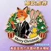 Zootopia 2 Judy y Nick Cp Imanes Magnéticos para Refrigerador de Alta Calidad Decoración Conmemorativa del Hogar Colección