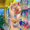 Chaveiro Mickey Vazado Cravejado de Strass Transfronteiriço Pingente de Chaveiro de Carro Desenho Animado Chaveiro de Strass Acessórios Atacado