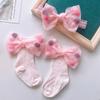 Diadema para bebé diadema fontanela calcetines antideslizantes juego Accesorios para el pelo foto Princesa luna llena Cien Días diadema para pelo de bebé
