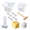 Herramienta para Hacer Velas Combinación a Juego Kit de Paquete de Materiales para Velas DIY Olla de Cera Termómetro Mecha de Lámpara