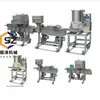 Máquina formadora de bolo de carne máquina formadora de bolo de batata conjunto completo de equipamentos formadores de bolo de carne de hambúrguer para dimensionamento e casca
