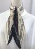 Lenço de Seda Coreano Fácil de Cuidar e Resistente a Amassados, Lenço Decorativo Pequeno para Pescoço com Padrão Paisley Listrado Bolinhas Diamante Fashion Retrô, Lenço de Cabeça, Lenço