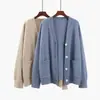 Cárdigan suéter jk para mujer, lindo y dulce, estilo japonés, delgado para primavera y otoño, estilo preppy, estilo relajado, holgado, ropa exterior de invierno