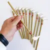 Pincel de Acuarela Azul y Blanco, Pincel de Color Bajo Esmalte para Pintura Cerámica Jingdezhen, Pincel para Colorear Cerámica, Pincel Tradicional de Cabeza de Pollo