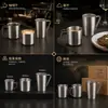 Taza de café de acero inoxidable 304 de doble capa con asa, taza aislada con asa plegable, adecuada para el hogar, restaurante, hotel, venta al por mayor y pedidos personalizados