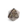 Dado Poliedro Madera Negra Natural al por Mayor Dungeons & Dragons Juego de Mesa Coc Juego Casual Dados Juego Z04 Set