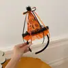 Sombreros de Halloween transfronterizos: Diadema de felpa de fantasma de calabaza, diseño versátil de nicho, disfraz de cosplay, accesorio para el cabello peculiar para mujeres