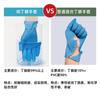 Guantes desechables de nitrilo al por mayor de fábrica 9 pulgadas azules gruesos impermeables resistentes al aceite ácido álcali guantes Ding Qing