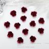 Ano Novo arco vermelho unhas jóias material pacote menina quente vinho vermelho unhas jóias Camélia acessórios
