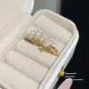 Anillo Ajustable de Cobre y Zircón, Moderno y Exquisito, Joyería de Lujo Ligero de Nicho, Anillo para Dedo Índice de Diseño Moderno para Mujer