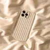 Amazon Más Vendido Color Macarrón Raya Vertical Funda para Teléfono iPhone 17 Capa Única Agujero Grande Cubierta Protectora al por Mayor